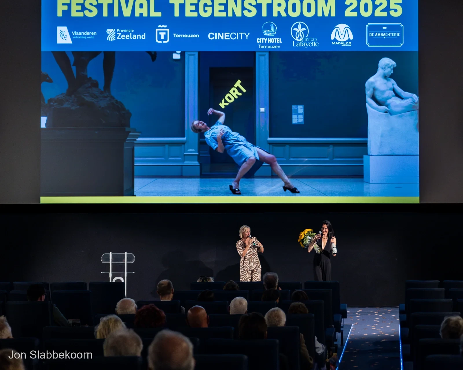 Presentatie tijdens Tegenstroom filmfestival